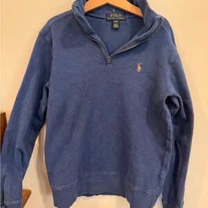 Polo by Ralph Lauren Men's Zip-Up Blue Sweater